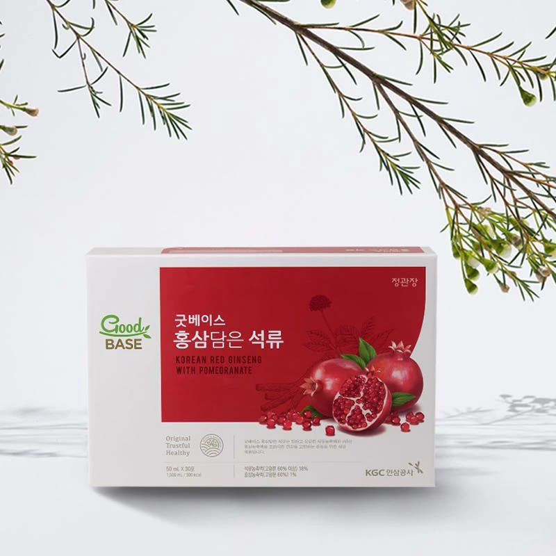 商品[国内直发] Jeong Gwanjang|Cheong Kwan Jang正官庄 Goodbase清爽石榴饮料 50ml*30包,价格¥246,第1张图片