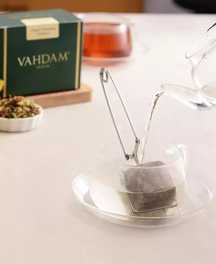 商品Vahdam Teas|Transparent Square Tea Infuser, Set of 2,价格¥300,第2张图片详细描述