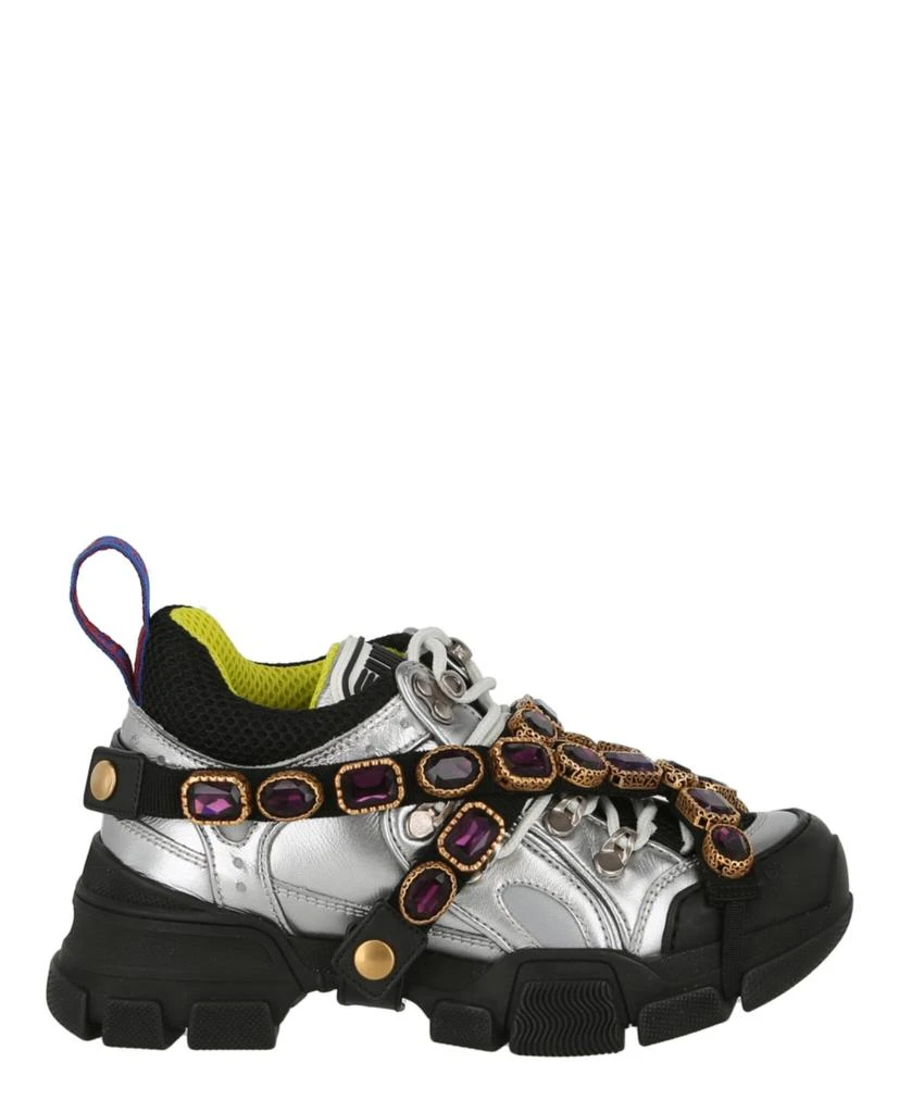 商品Gucci|Flashtrek Chunky Leather Sneakers,价格¥4802,第2张图片详细描述