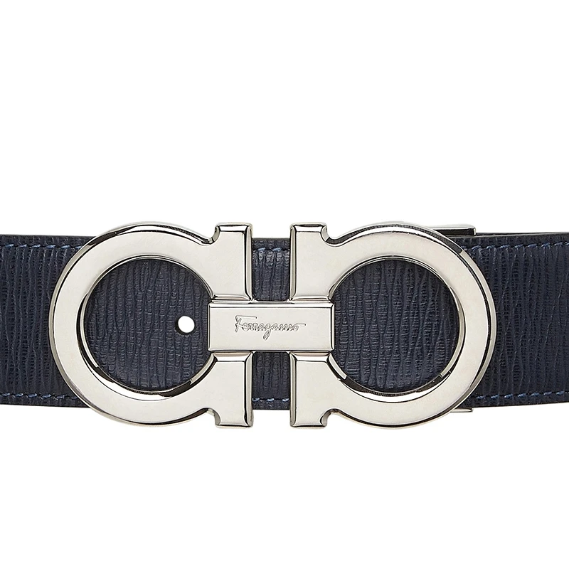 商品Salvatore Ferragamo|SALVATORE FERRAGAMO 拼色男士腰带 67-9710-746507,价格¥2434,第1张图片