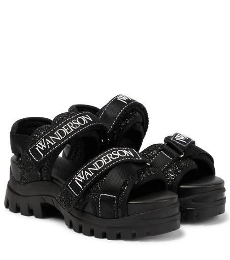 商品JW Anderson|亮片金葱缀饰凉鞋,价格¥3021,第1张图片