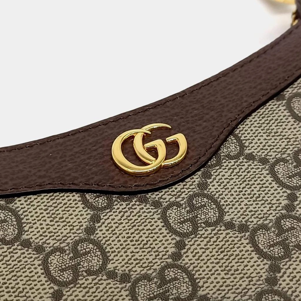 商品[二手商品] Gucci|Gucci Beige Brown Coated Canvas Ophidia Mini Bag,价格¥6714,第4张图片详细描述