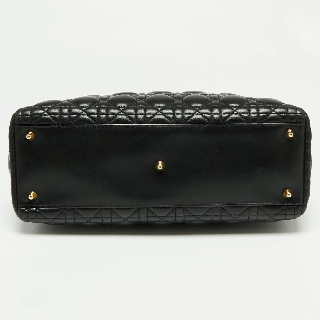 Dior Black Cannage Leather Large Lady Dior Tote 商品