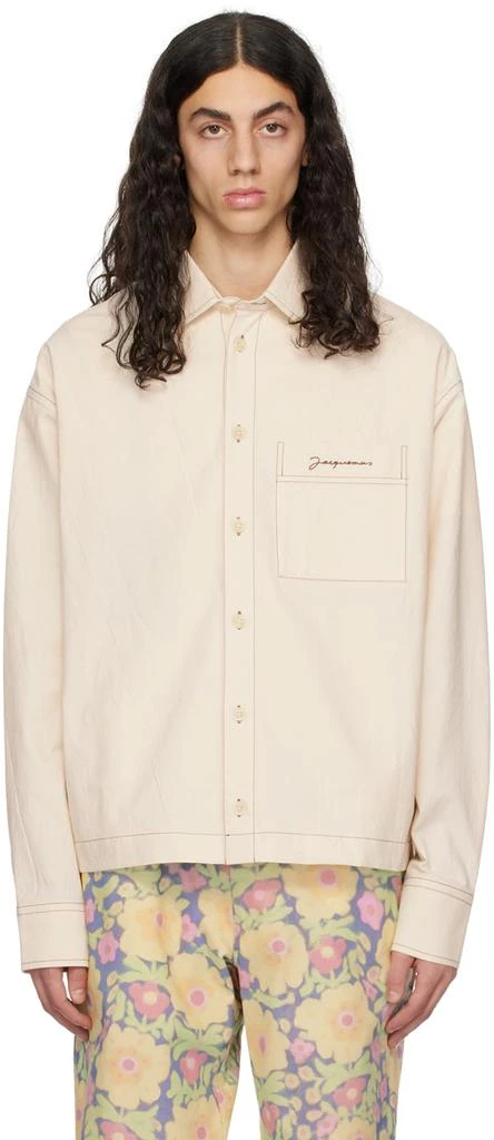 商品Jacquemus|Off-White Le Papier 'La Chemise Papier' Shirt,价格¥1796,第1张图片