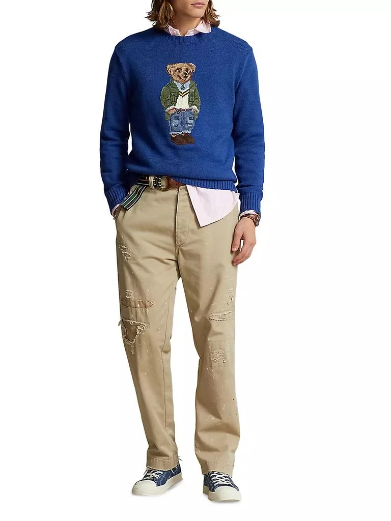 商品Ralph Lauren|Bear Cotton Crewneck Sweater,价格¥2930,第2张图片详细描述