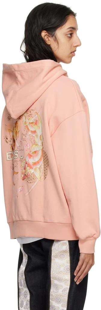 商品Evisu|Pink Tattoo Koi Hoodie,价格¥730,第3张图片详细描述