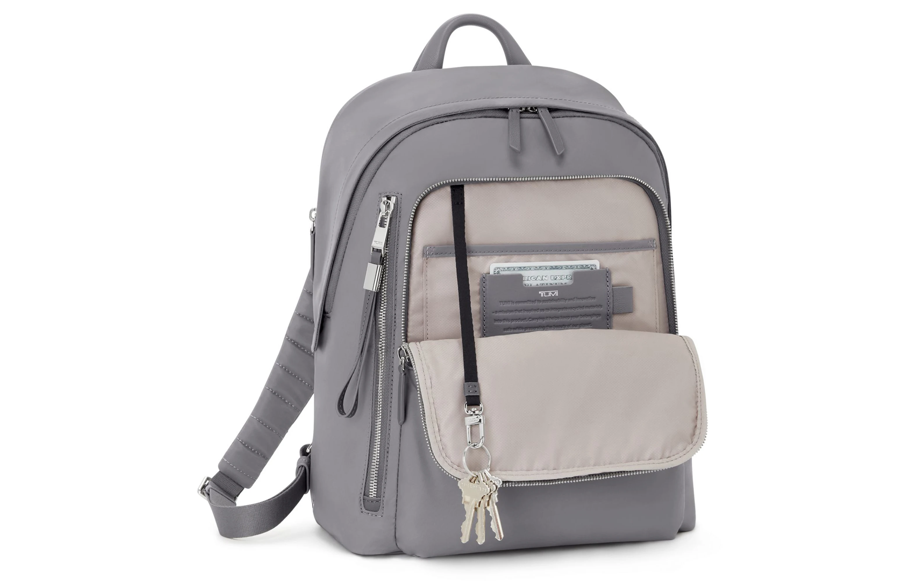 商品[国内直发] Tumi|途明 Voyageur 29 拉链开合 尼龙 书包背包双肩包 常规 男女同款情侣款 灰色,价格¥3184,第3张图片详细描述