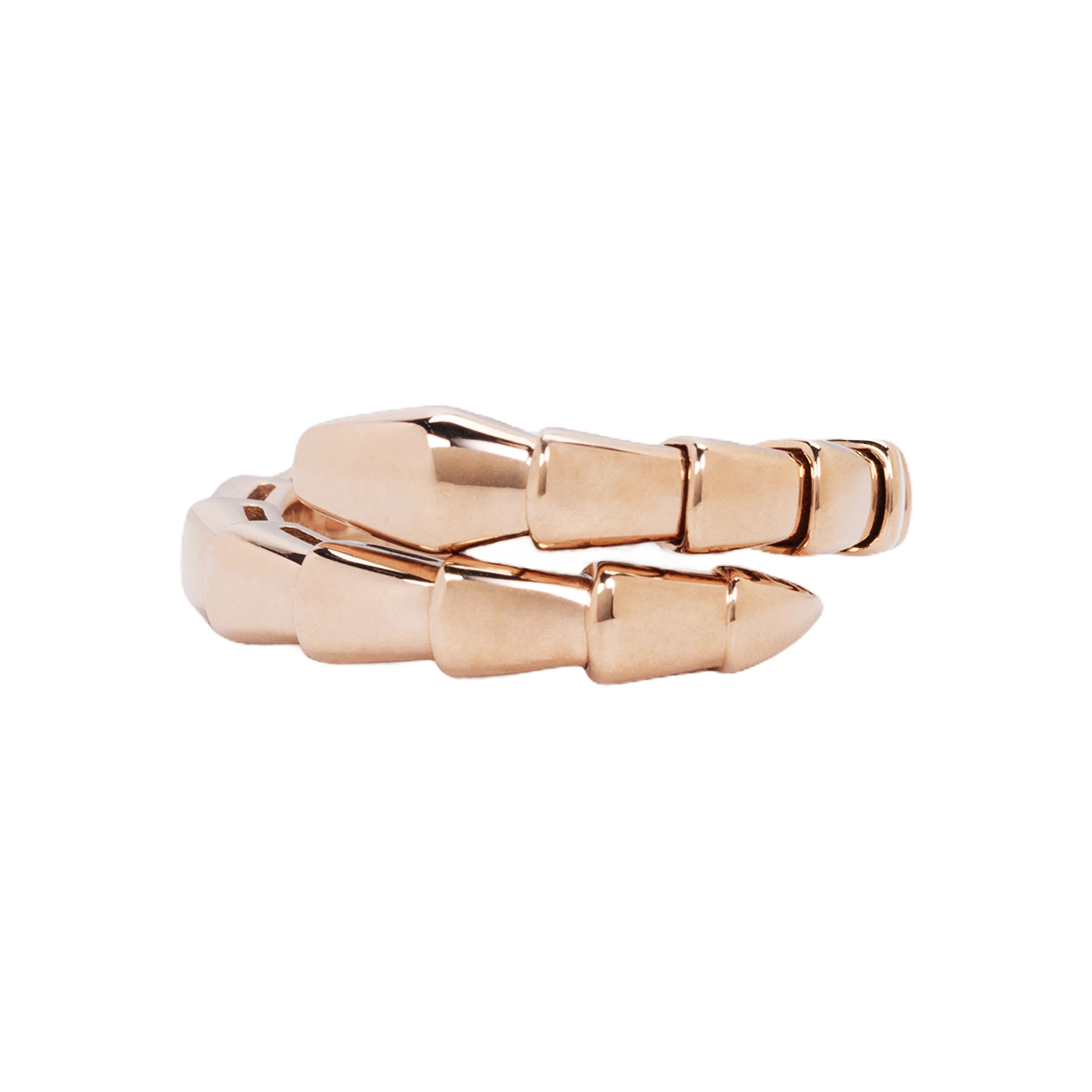 商品[国内直发] BVLGARI|宝格丽 SERPENTI系列 优雅个性 蛇形设计 18K玫瑰金 戒指 男女同款 玫瑰金,价格¥17261,第6张图片详细描述