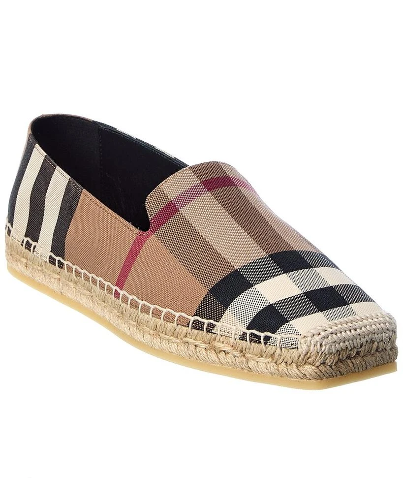 商品Burberry|Burberry Alport Vintage Check Canvas Espadrille,价格¥3794,第1张图片