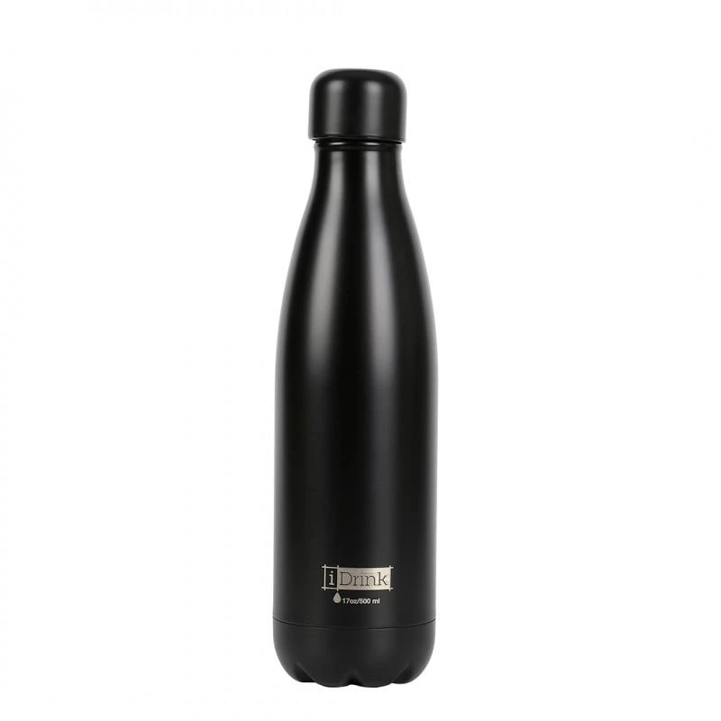 商品iDrink|Logo drinking bottle 500ml in black,价格¥242,第2张图片详细描述