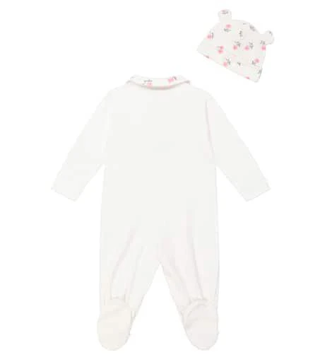 商品MONNALISA|Baby cotton onesie, bib and hat set,价格¥1057,第3张图片详细描述