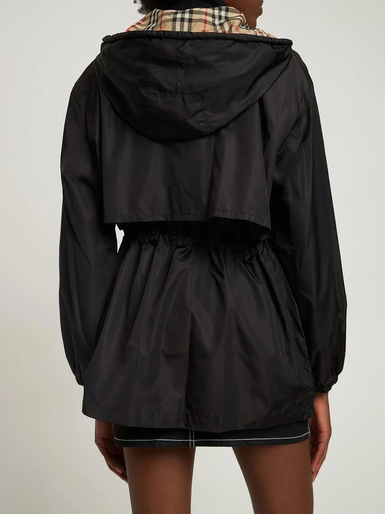 商品Burberry|Binham Nylon Hooded Parka Coat,价格¥10321,第5张图片详细描述