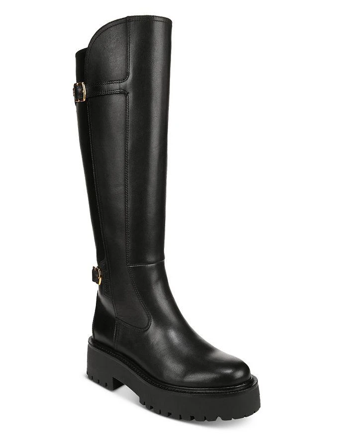 商品Sam Edelman|Women's Elayna Decorative Buckle Tall Platform Boots,价格¥2012,第1张图片