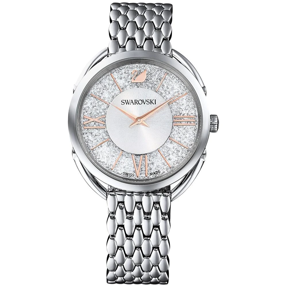 商品Swarovski|Women's Swiss Crystalline Glam Stainless Steel Bracelet Watch 35mm,价格¥3013,第1张图片