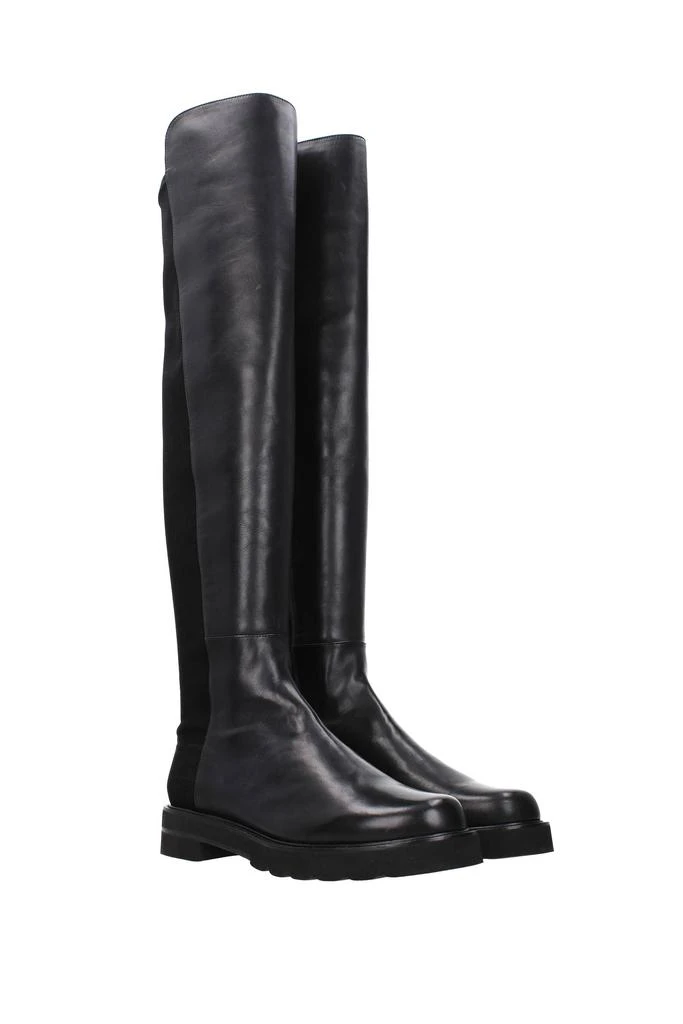 商品Stuart Weitzman|Boots 5050 Leather Black,价格¥2658,第2张图片详细描述