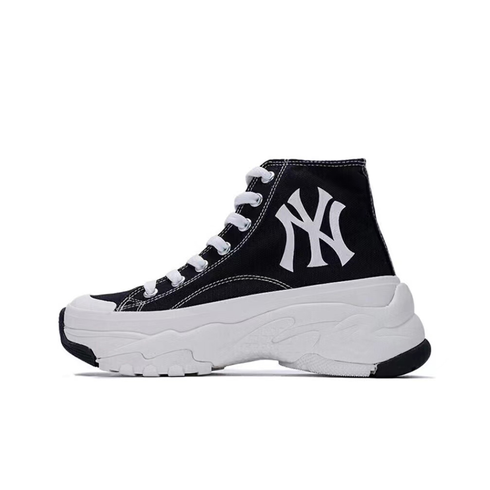 【享贝家】（预售款，10天发货）Chunky High Low New York Yanker 高帮帆布鞋 男女同款 黑色 32SHU1-111-D-50L（32SHU1-111-5-50L）商品第2缩略图预览