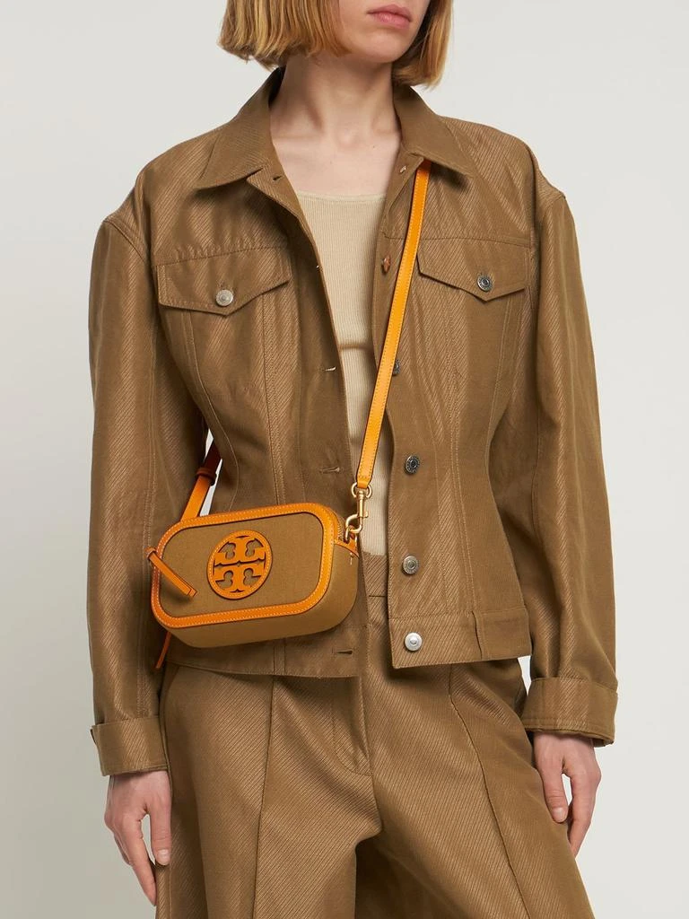 商品Tory Burch|Mini Miller Canvas Crossbody Bag,价格¥2556,第2张图片详细描述