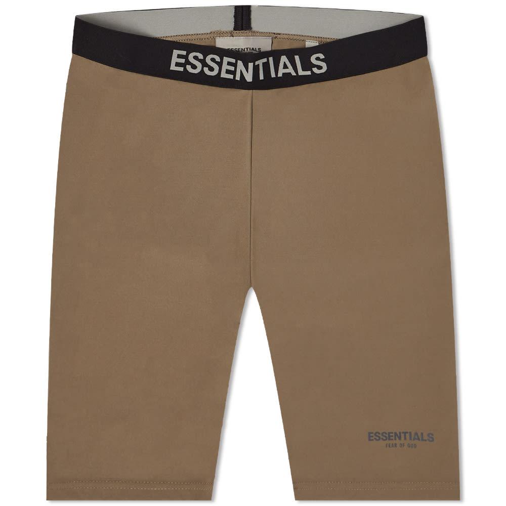 Fear of God ESSENTIALS Athletic Biker Short - Harvest商品第1张图片规格展示