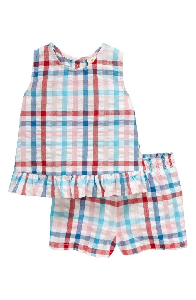 商品Tucker + Tate|Gingham Top & Shorts Set,价格¥87,第1张图片