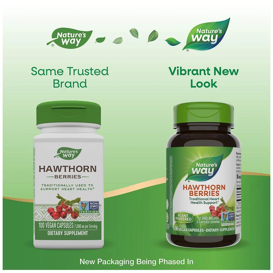 商品Nature's Way|Hawthorn Berry Capsules,价格¥83,第5张图片详细描述