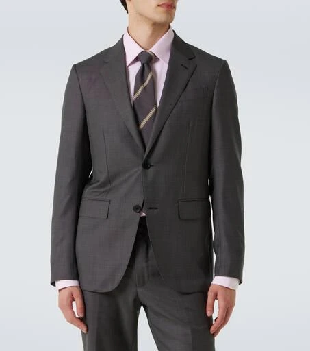 商品Zegna|初剪羊毛单排扣西装套装,价格¥25399,第4张图片详细描述