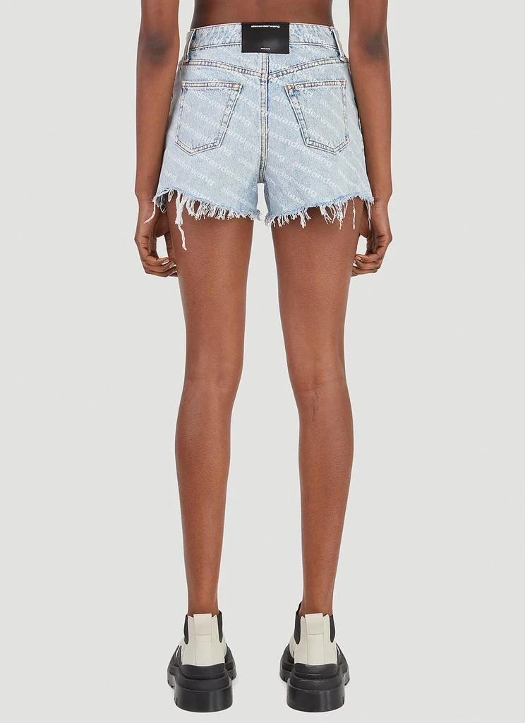 商品Alexander Wang|Logo Denim Shorts,价格¥1839,第4张图片详细描述