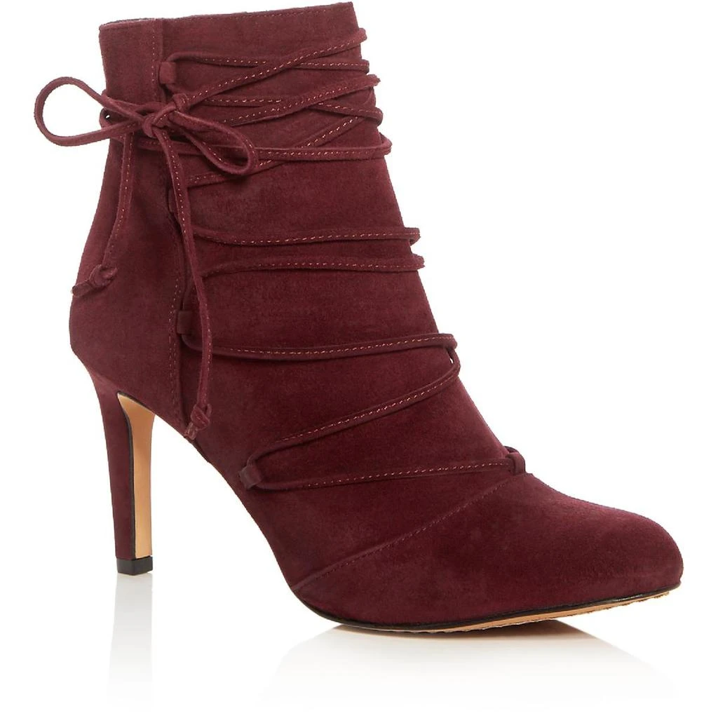 商品Vince Camuto|Vince Camuto Womens Chenai Suede Front Tie Ankle Boots,价格¥259,第1张图片