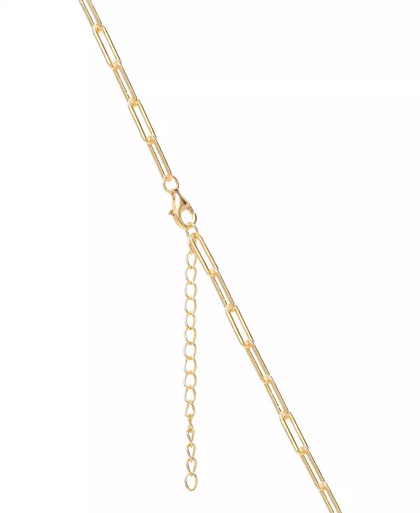 商品Giani Bernini|Handcuff Paperclip Link Pendant Necklace in 18k Gold-Plated Sterling Silver, 16" + 2" extender, Created for Macy's,价格¥736,第4张图片详细描述