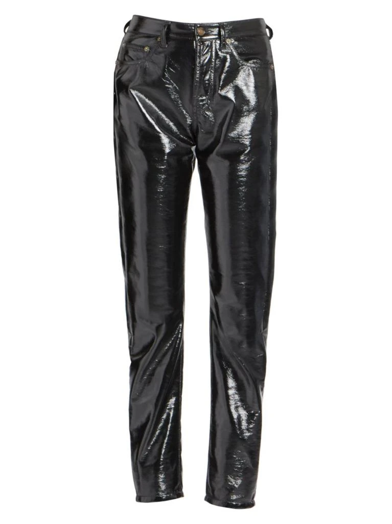 商品Yves Saint Laurent|Patent Denim Pants,价格¥1595,第1张图片