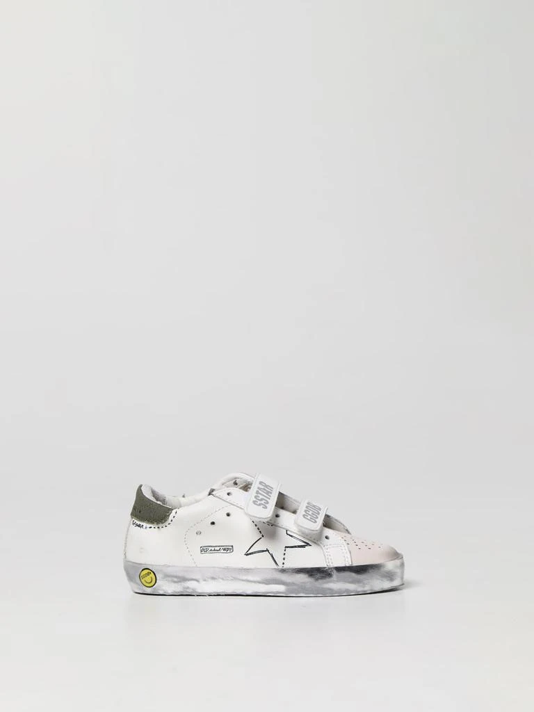 商品Golden Goose|Old School Golden Goose sneakers in worn leather,价格¥1548,第1张图片