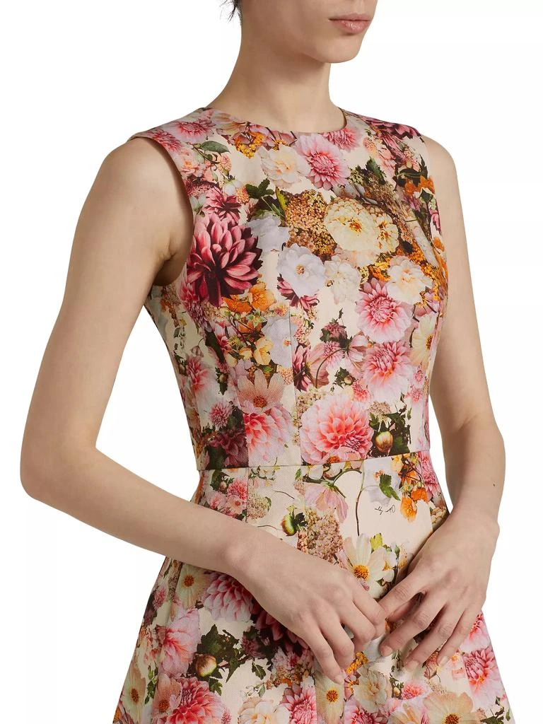Eloise Floral Cotton-Blend Midi-Dress 商品