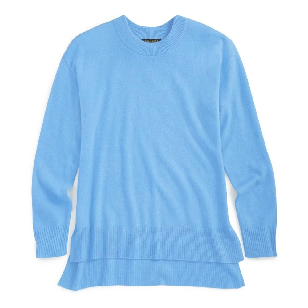 商品Charter Club|Women's 100% Cashmere Crewneck Drop-Hem Sweater, Created for Macy's,价格¥380,第4张图片详细描述