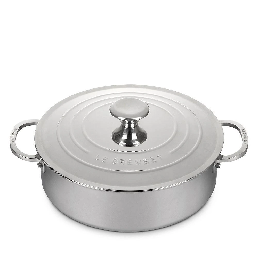商品Le Creuset|4.5 Qt. Stainless Steel Rondeau,价格¥2163,第1张图片