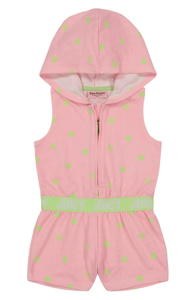 商品Juicy Couture|Kids' Loop Terry Hooded Romper,价格¥113,第1张图片