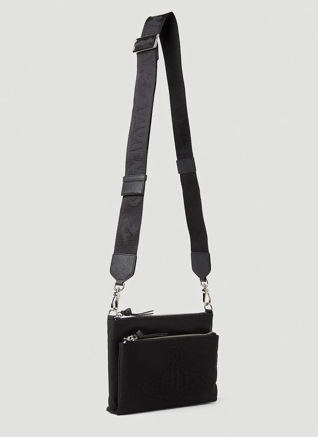 商品Vivienne Westwood|Penny Double Pouch Crossbody Bag in Black,价格¥3391,第2张图片详细描述