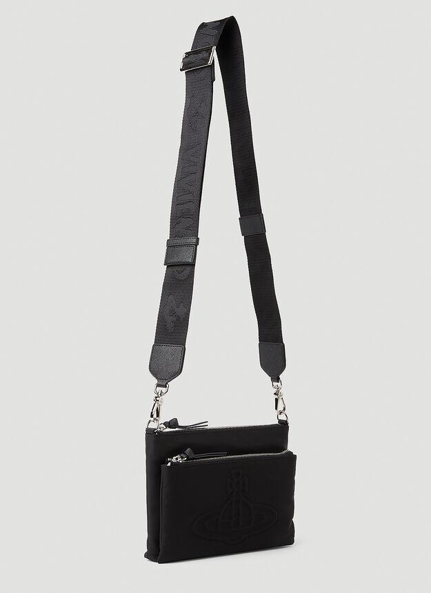 商品Vivienne Westwood|Penny Double Pouch Crossbody Bag in Black,价格¥2902,第4张图片详细描述
