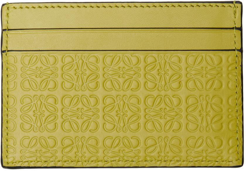 商品Loewe|Yellow Repeat Plain Card Holder,价格¥1847,第4张图片详细描述