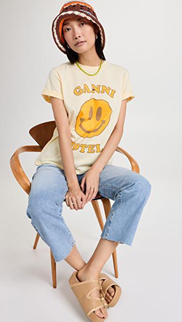 商品Ganni|轻质针织 T 恤,价格¥680,第6张图片详细描述