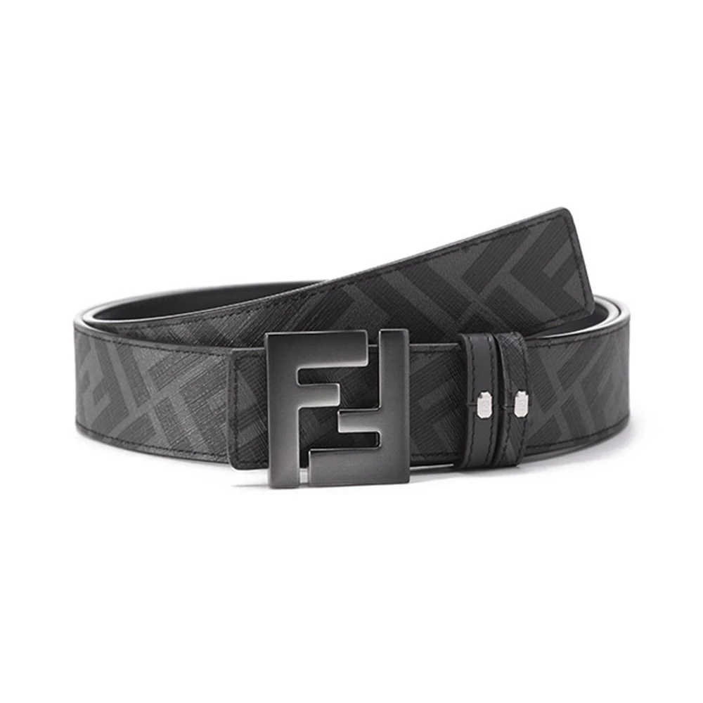 商品[国内直发] Fendi|FENDI 黑色男士腰带 7C0468-AHUU-F1GX5,价格¥4065,第1张图片