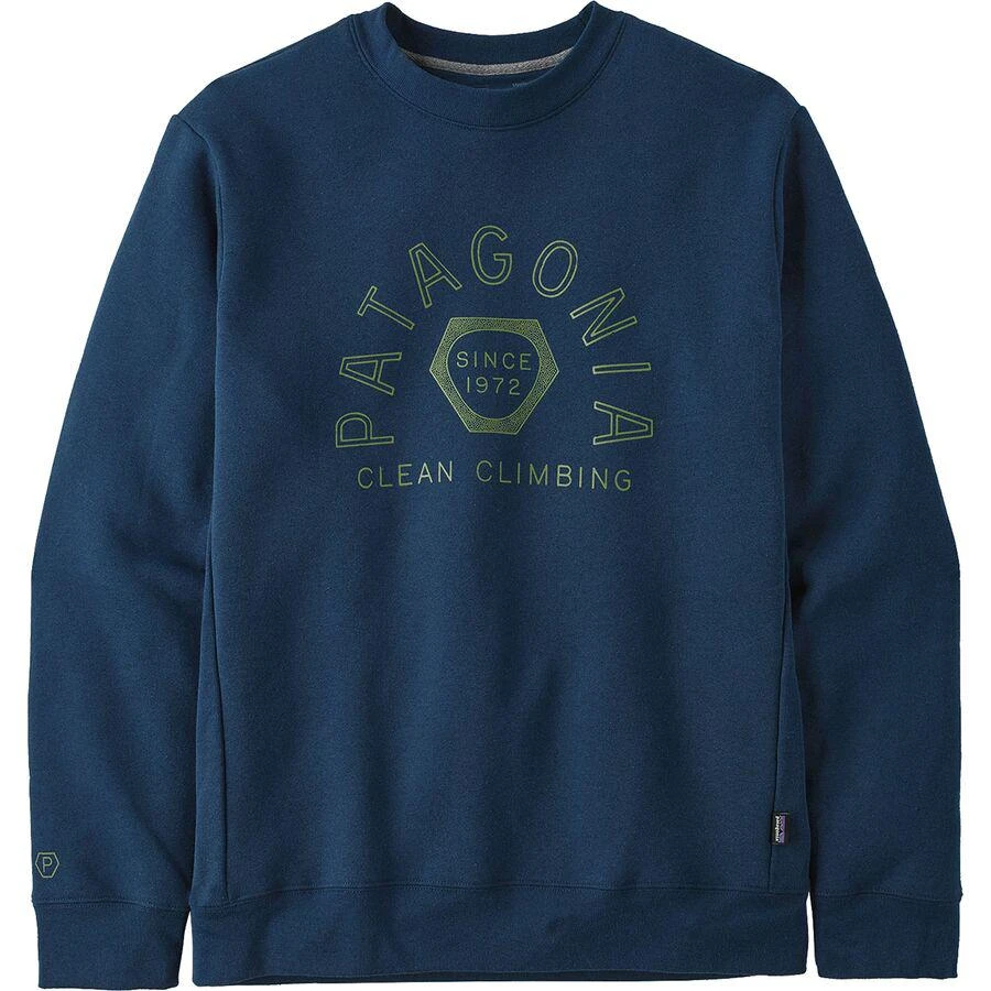 商品Patagonia|Climb Hex Uprisal Crew Sweatshirt - Men's,价格¥260,第2张图片详细描述