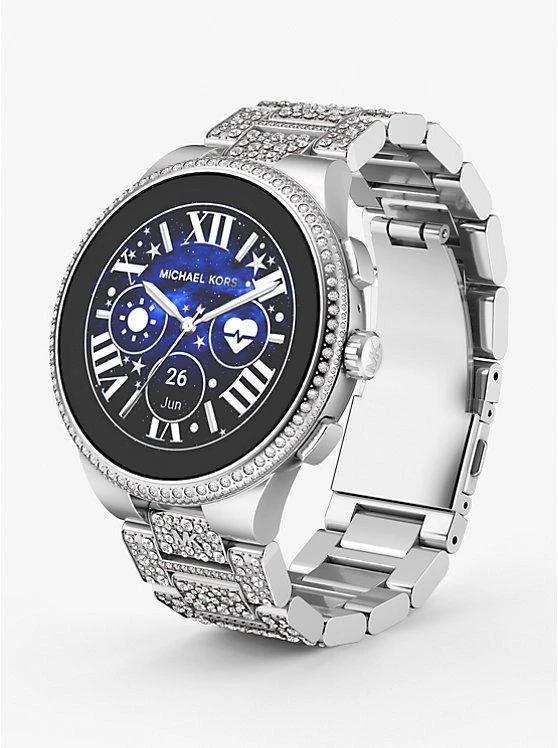 商品Michael Kors|Gen 6 Camille Pavé Silver-Tone Smartwatch,价格¥3357,第4张图片详细描述