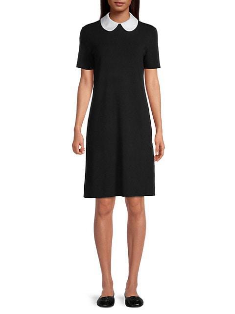 商品Tory Burch|Contrast Collar Wool Dress,价格¥2053,第5张图片详细描述