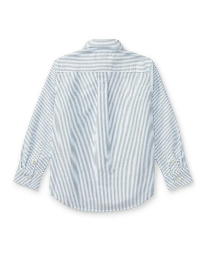 商品Ralph Lauren|Boy's Cotton Oxford Stripe Sport Shirt, Size 2-7,价格¥450,第2张图片详细描述