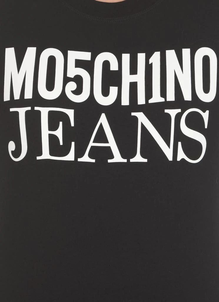 商品MOSCHINO JEANS|MOSCHINO JEANS T-shirts and Polos Black,价格¥877,第5张图片详细描述