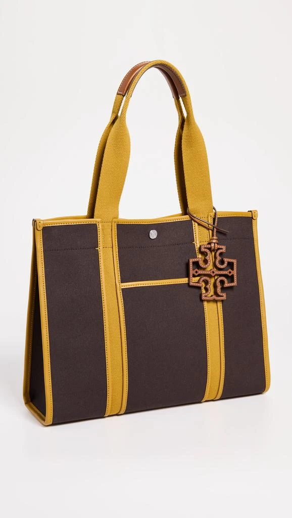 商品Tory Burch|Tory Burch 汤丽柏琦 Tory 斜纹织物手提袋,价格¥2927,第2张图片详细描述