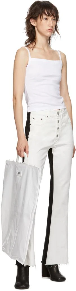 White Rectangle Shopping Tote 商品