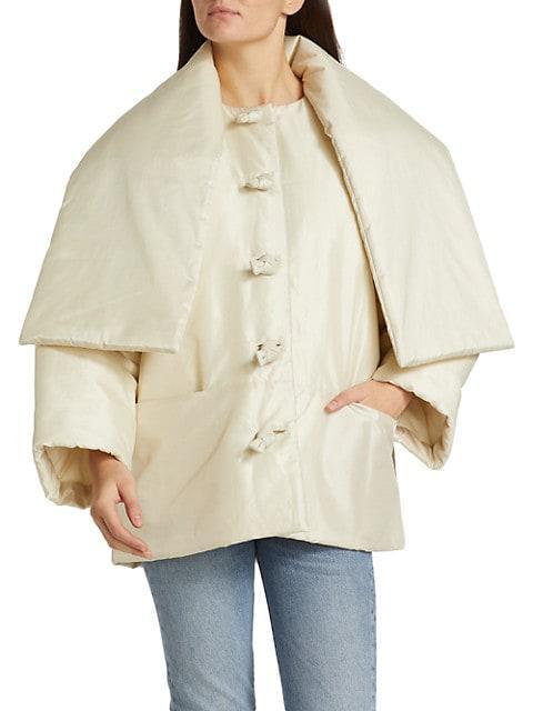 商品Totême|Padded Scarf-Collar Jacket,价格¥2845,第5张图片详细描述