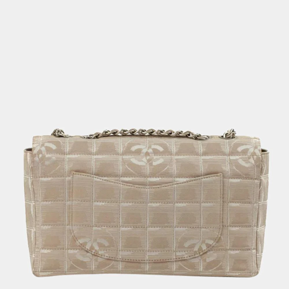 商品[二手商品] Chanel|Chanel Beige canvas Vintage Flap bag,价格¥22368,第3张图片详细描述