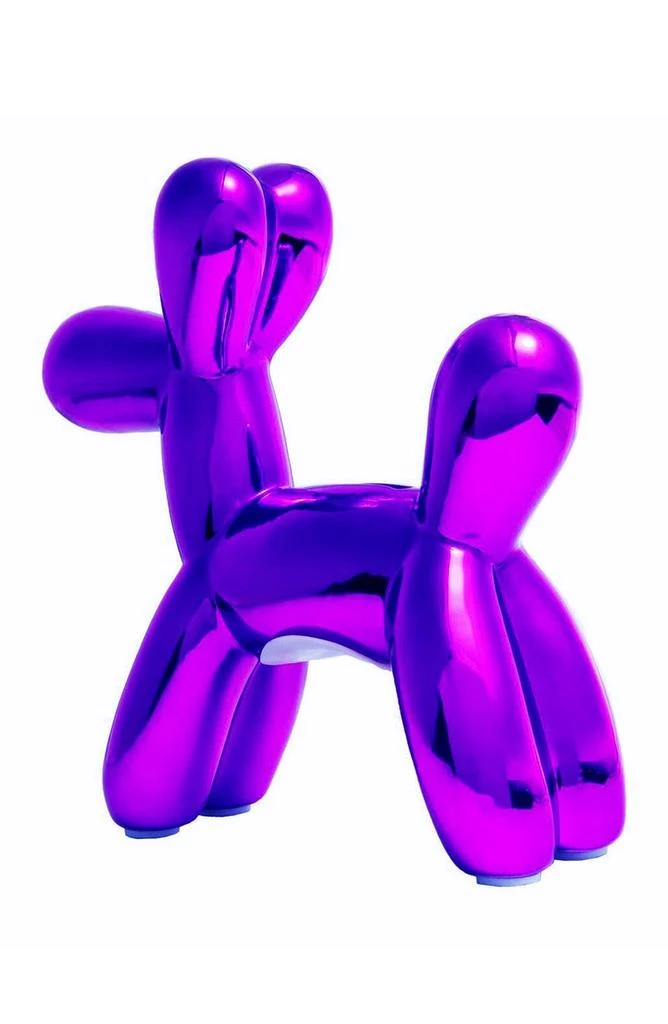 商品INTERIOR ILLUSIONS|Plus Purple Mini Balloon Dog Bank - 7.5" Tall,价格¥243,第2张图片详细描述