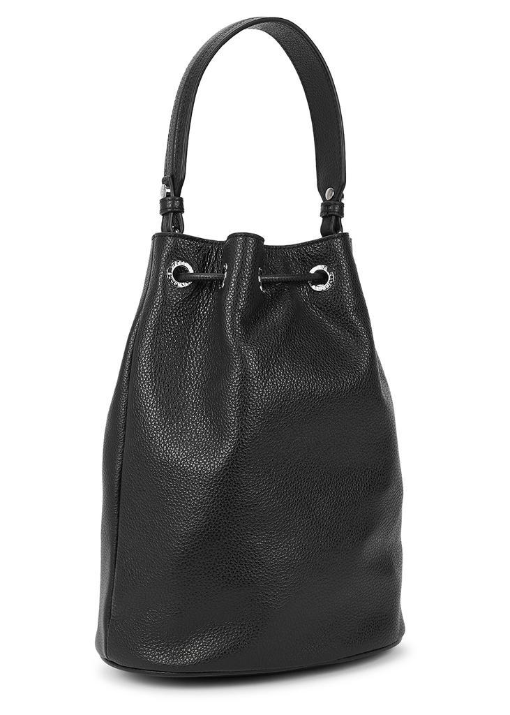 商品Vivienne Westwood|Carrie black grained leather bucket bag,价格¥2933,第4张图片详细描述